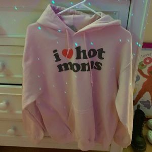 i love hot moms sweatshirt